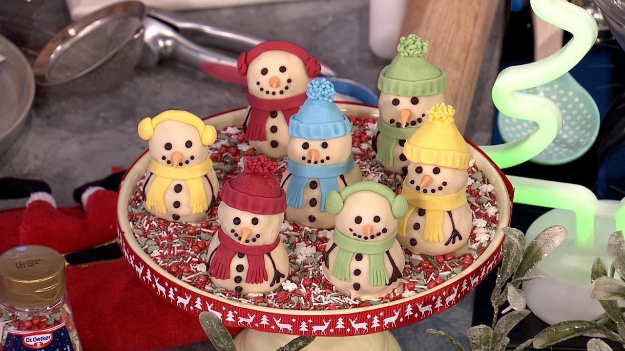 No Bake Snowman Shortcakes