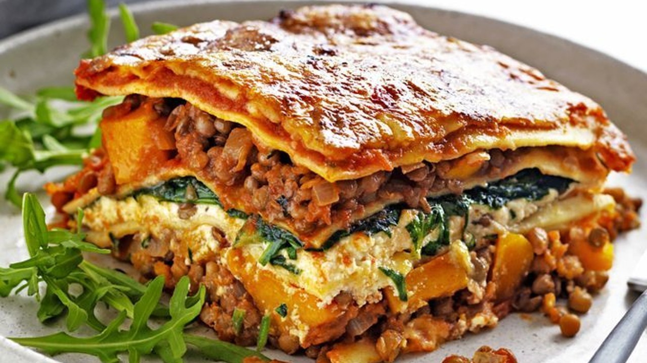 Green Lentil Lasagne