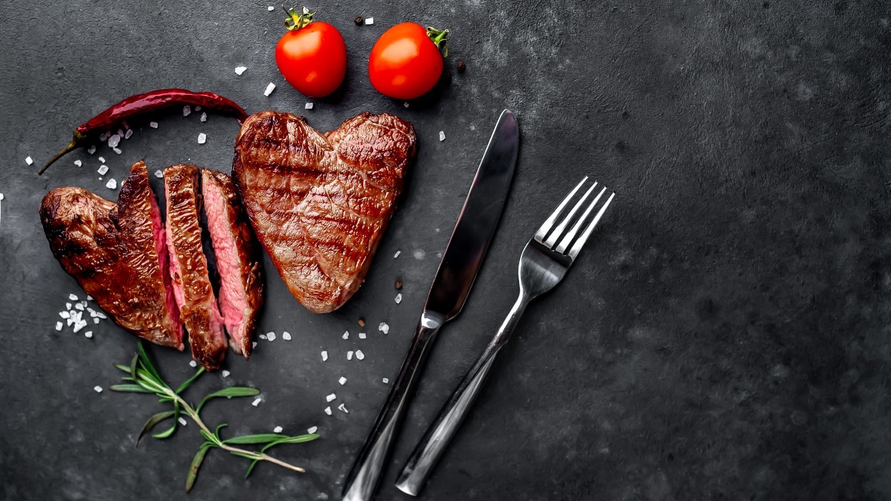 Romantic Valentines Steak Dinner