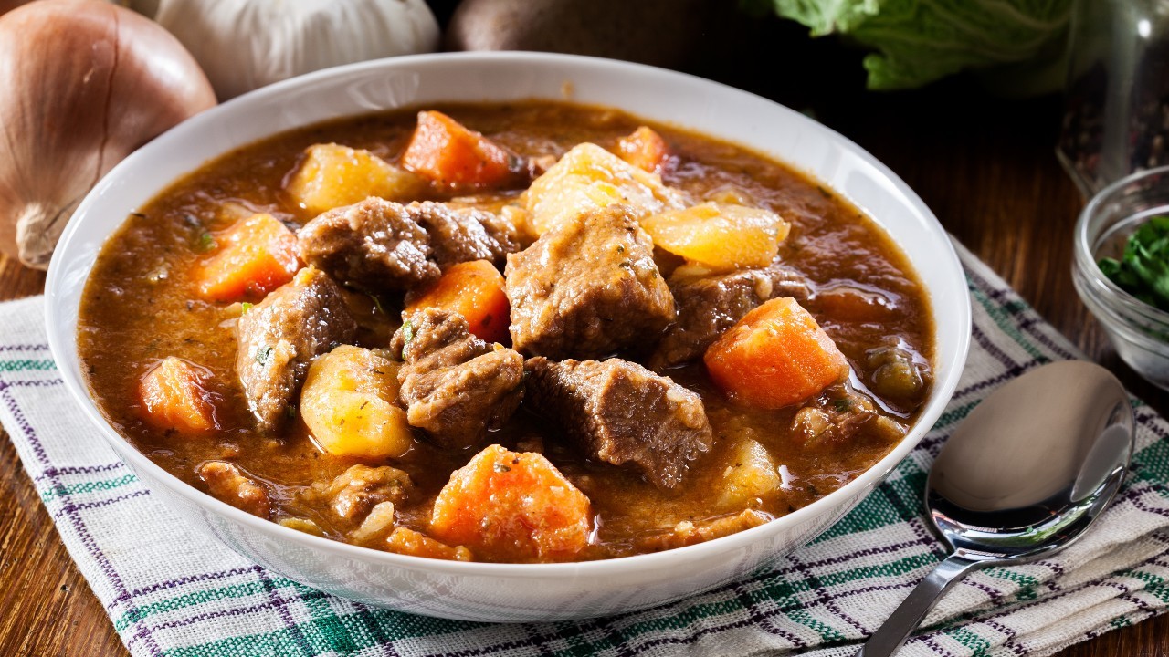 Irish Beef Stew and Buttery Colcannon Mash