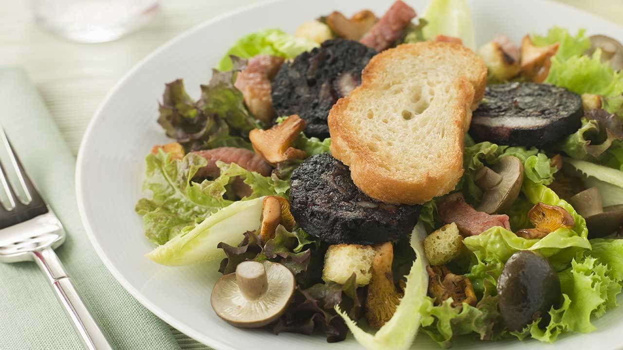 Black Pudding Salad