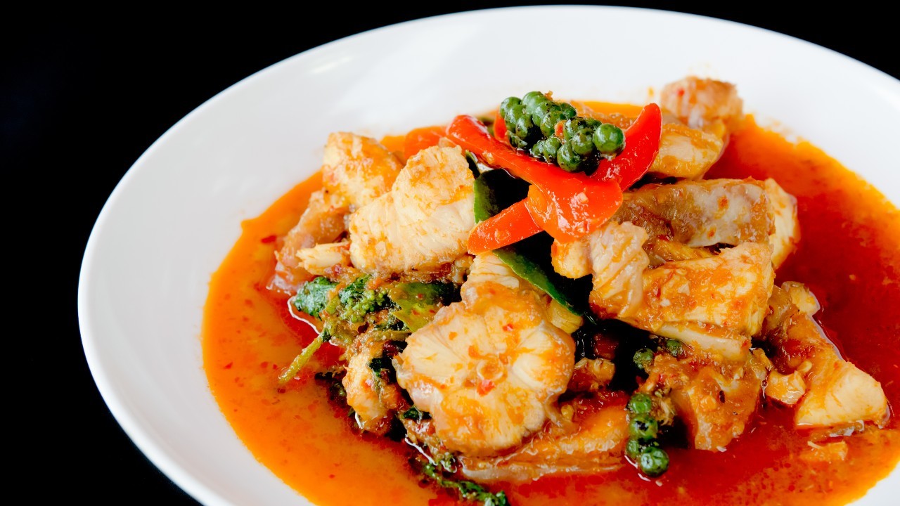 Five Spiced Monkfish cooked in Thai Red Curry The Six O Clock Show