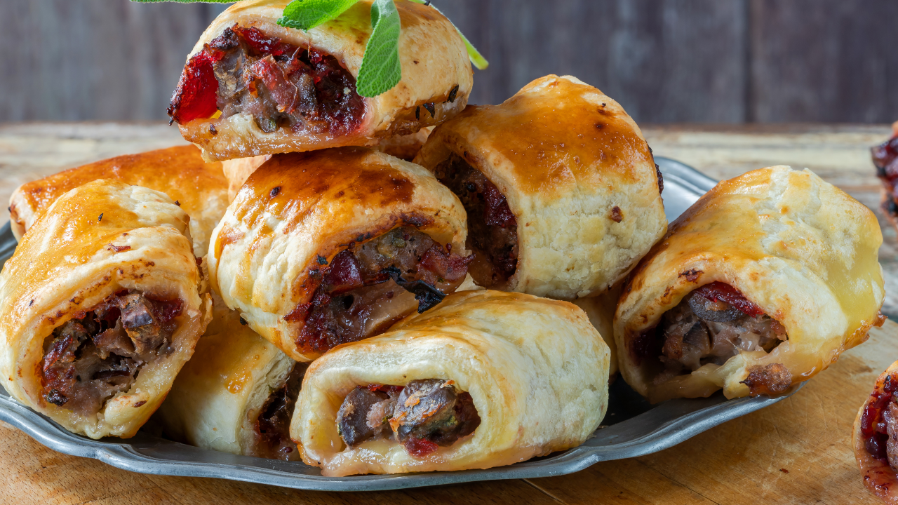 Salt and Chilli Chicken Sausage Roll