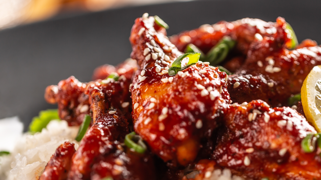 Asian Sticky Chicken with Miso Slaw