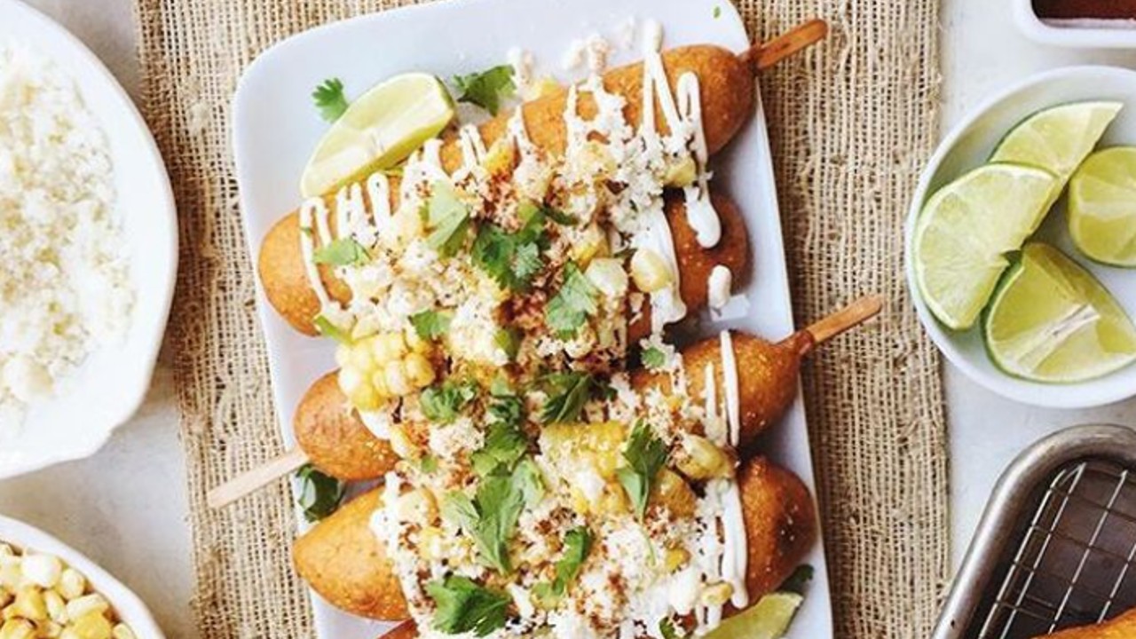 Jack&#39;s 4th of July Corn Dogs