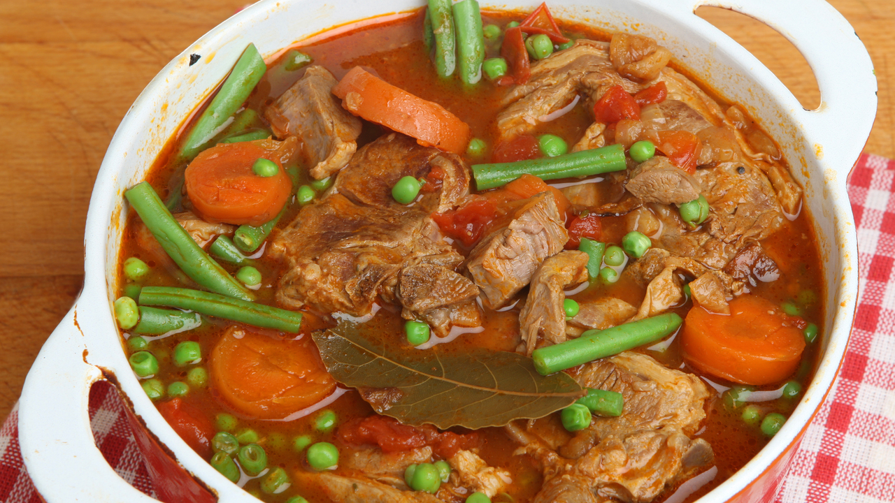 Green Bean and Lamb Casserole