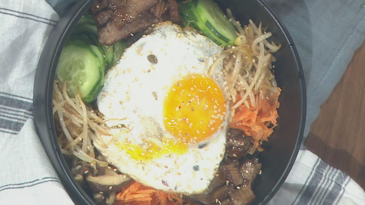 Korean Bimibap with Gochujang Sauce