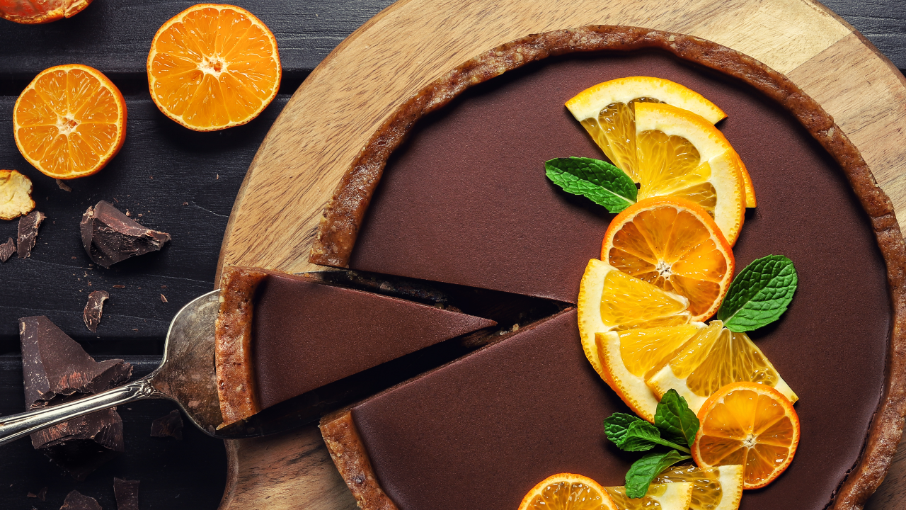 Chocolate Orange Truffle Tarts