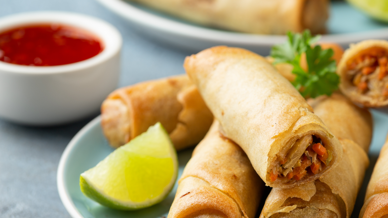 Sweet and Sour Spring Rolls