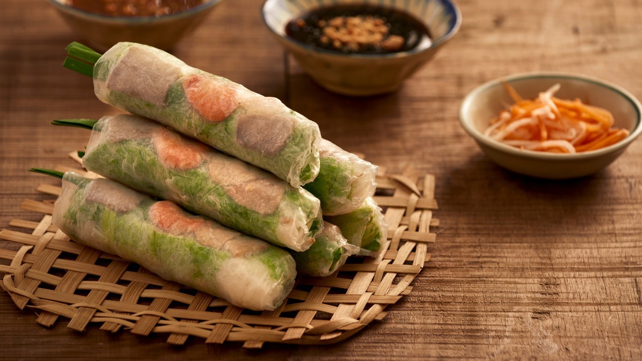 Duck & Mango Vietnamese Summer Rolls