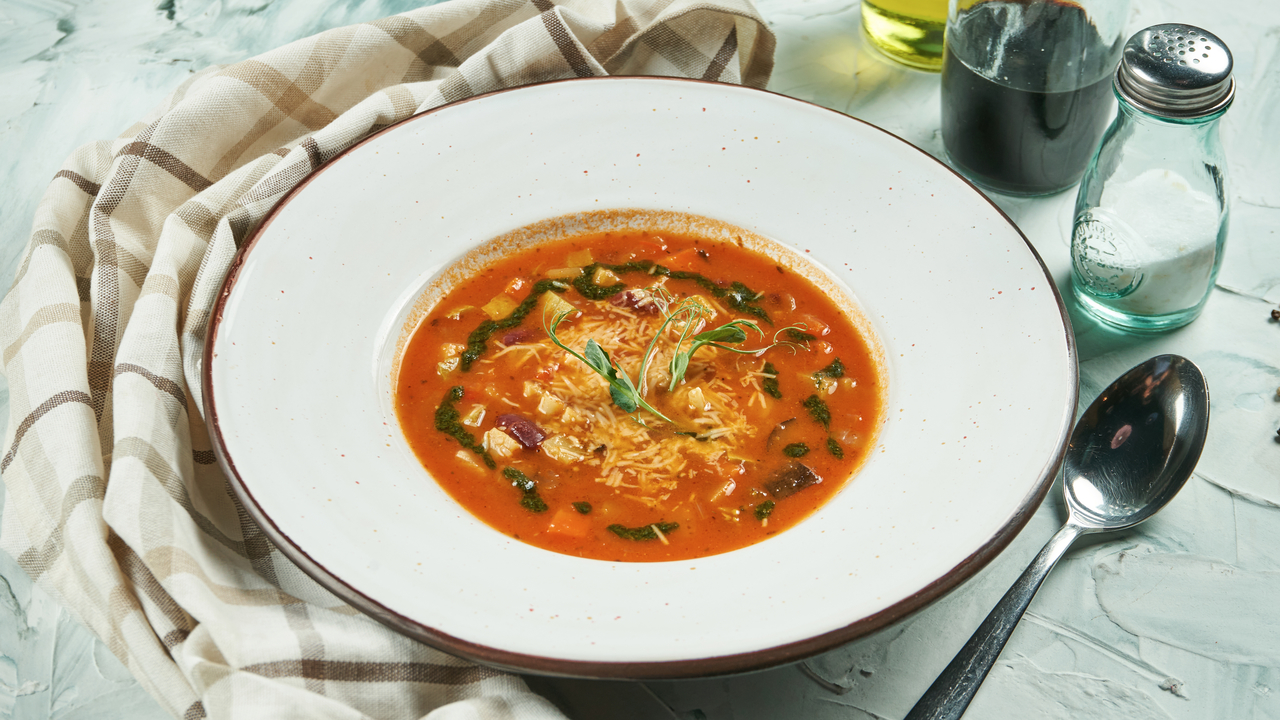 Autumnal Minestrone with Smoked Bacon and Butterbeans
