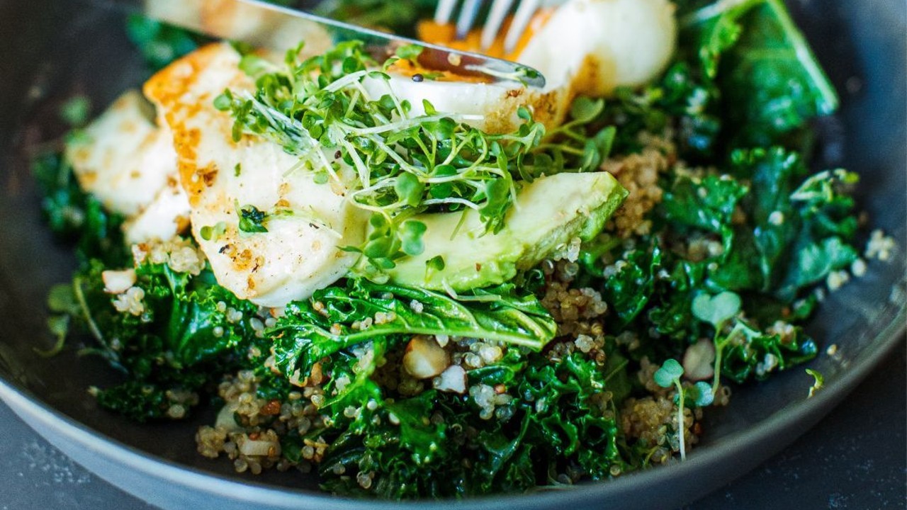 Quinoa, Kale and Avocado Salad
