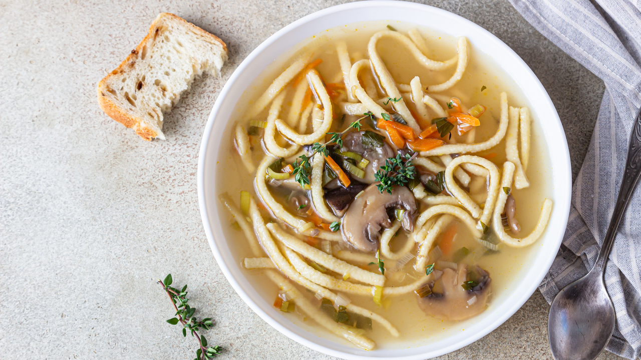 Chickenless Noodle Soup