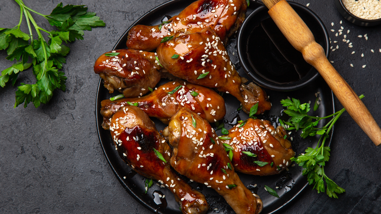 Thai Sesame and Soy Glazed Chicken
