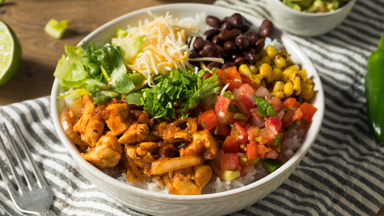 Mexican Spiced Chicken w/ Smoky Lime & Chipotle Black Beans & Cherry Tomato Salsa