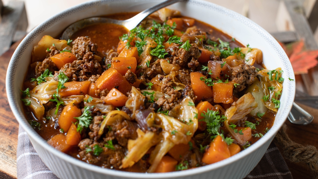 Beef Mince Stew
