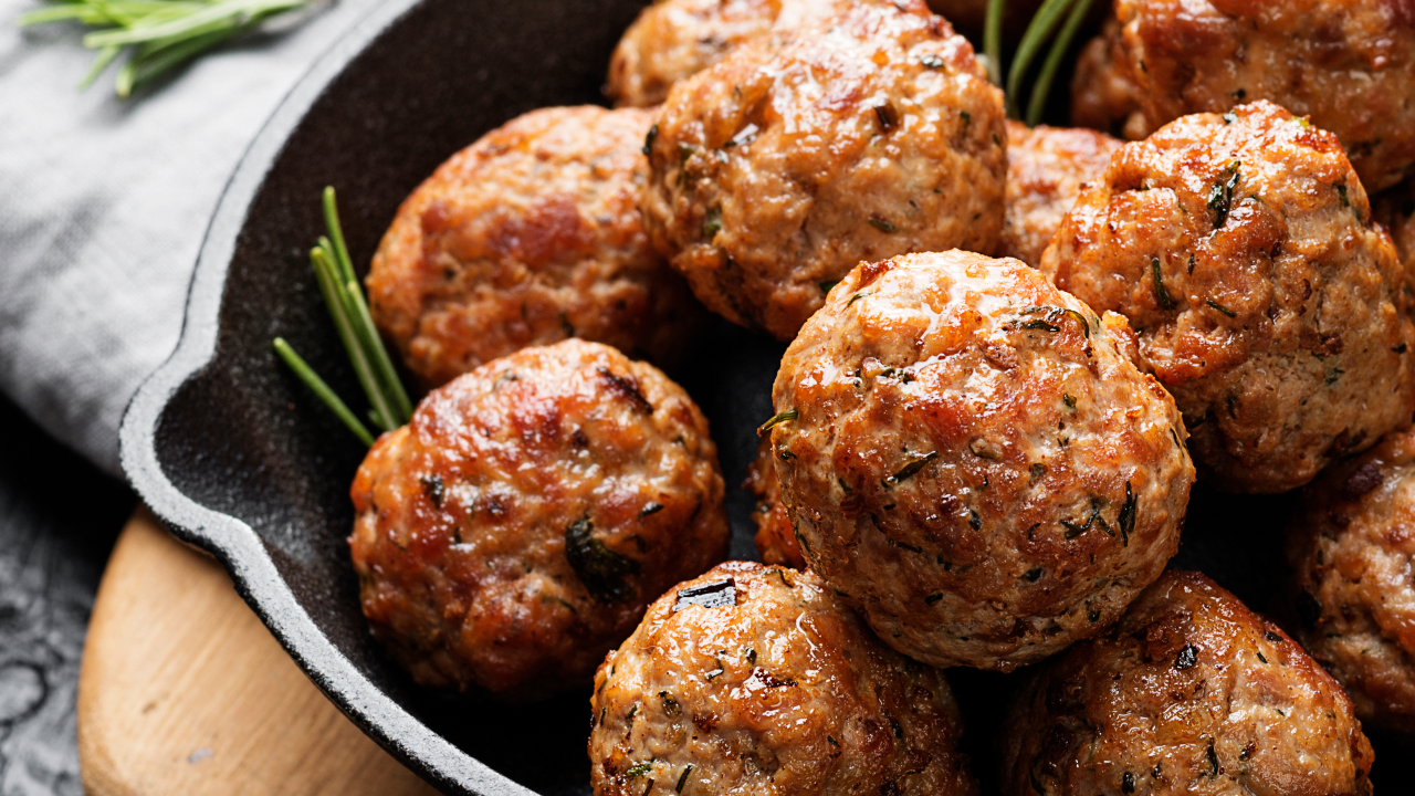Pork, Fennel & Beef Meatballs