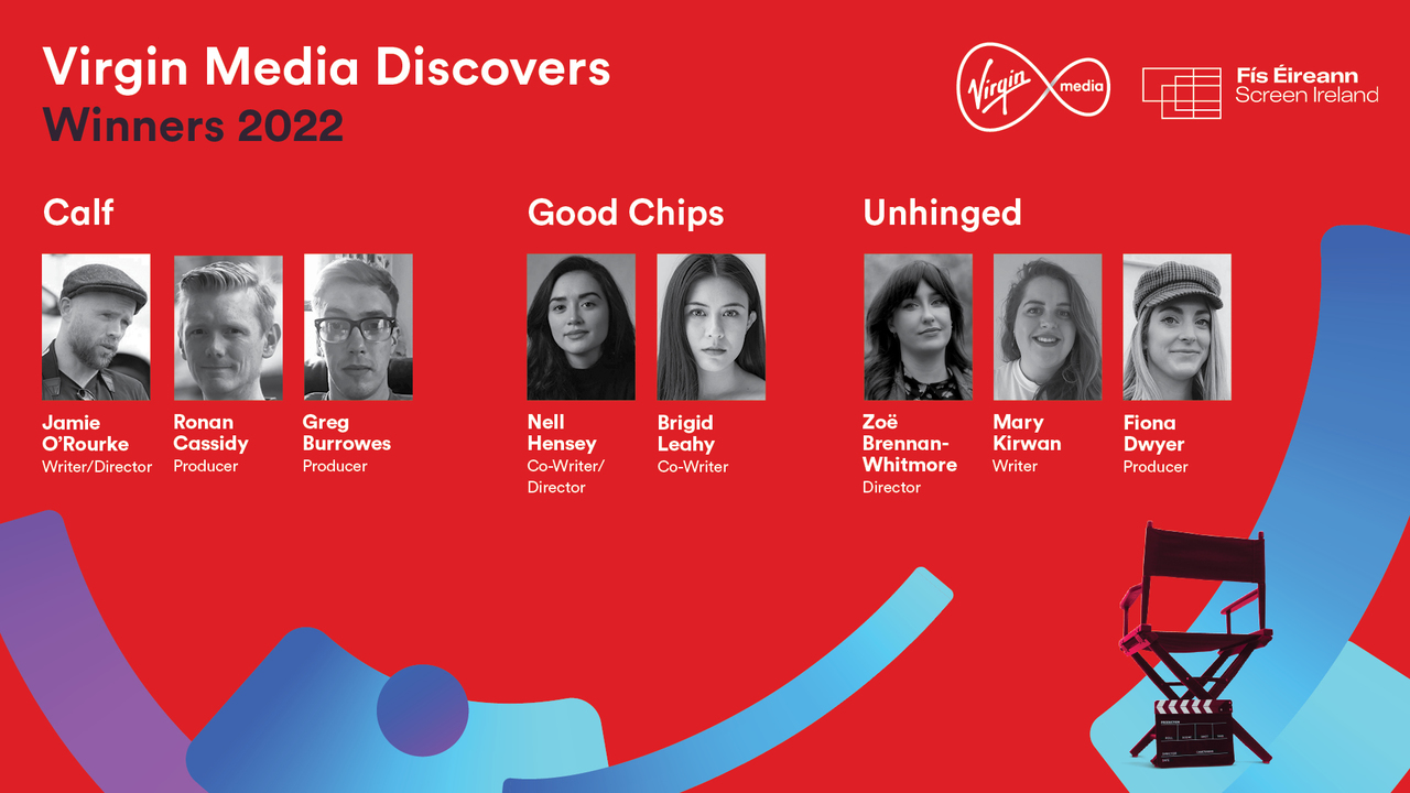 Submit a proposal for Virgin Media Discovers in partnership with Screen Ireland