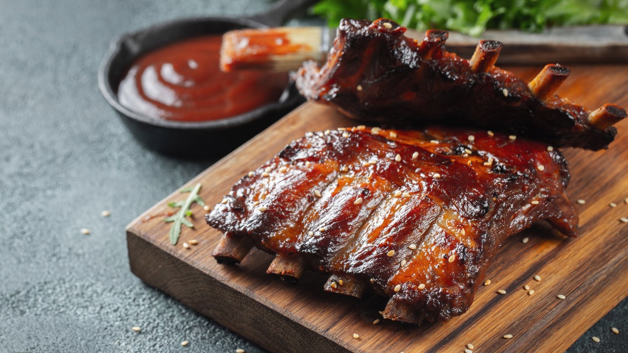 BBQ Pork Ribs with Maple and Whiskey