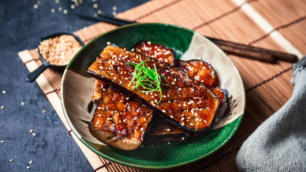 Variety of Aubergine Dishes