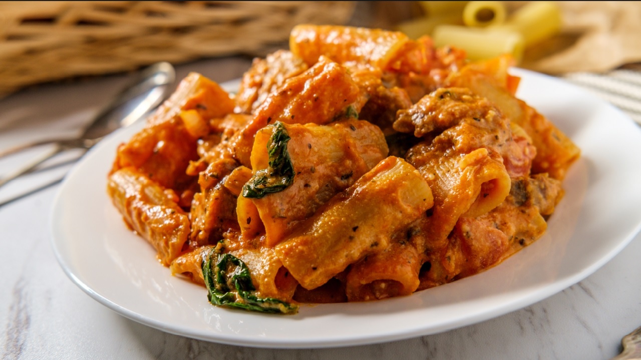 Spicy Sausage Rigatoni