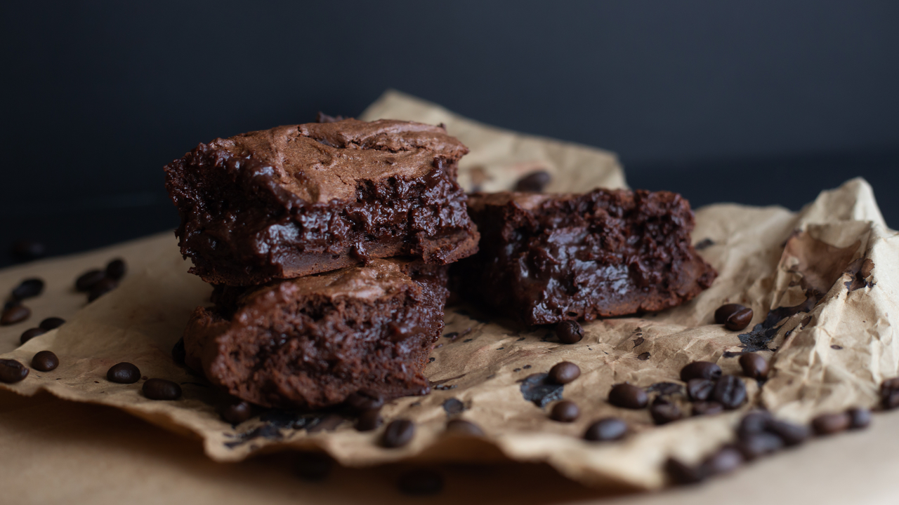 Black Bean & Used Coffee Brownies