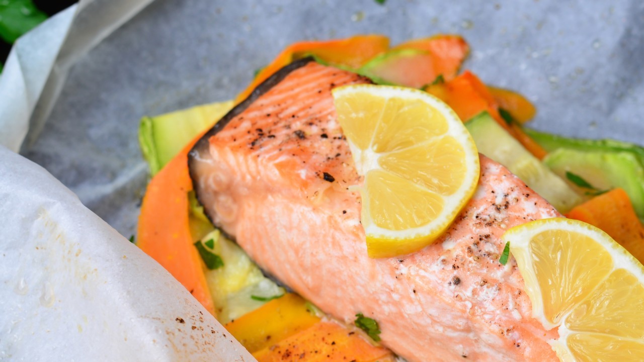Thai Scented Salmon & Prawn En Papillote
