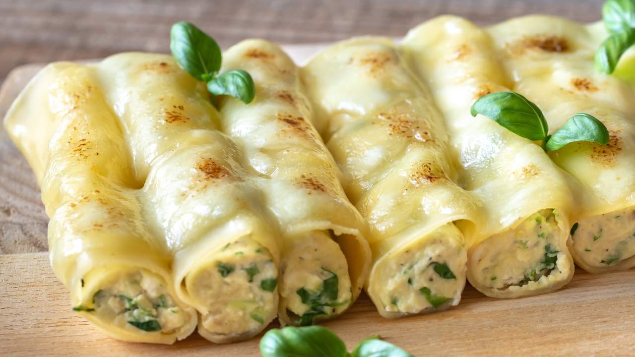 Cannelloni with Blue Cheese and Ricotta