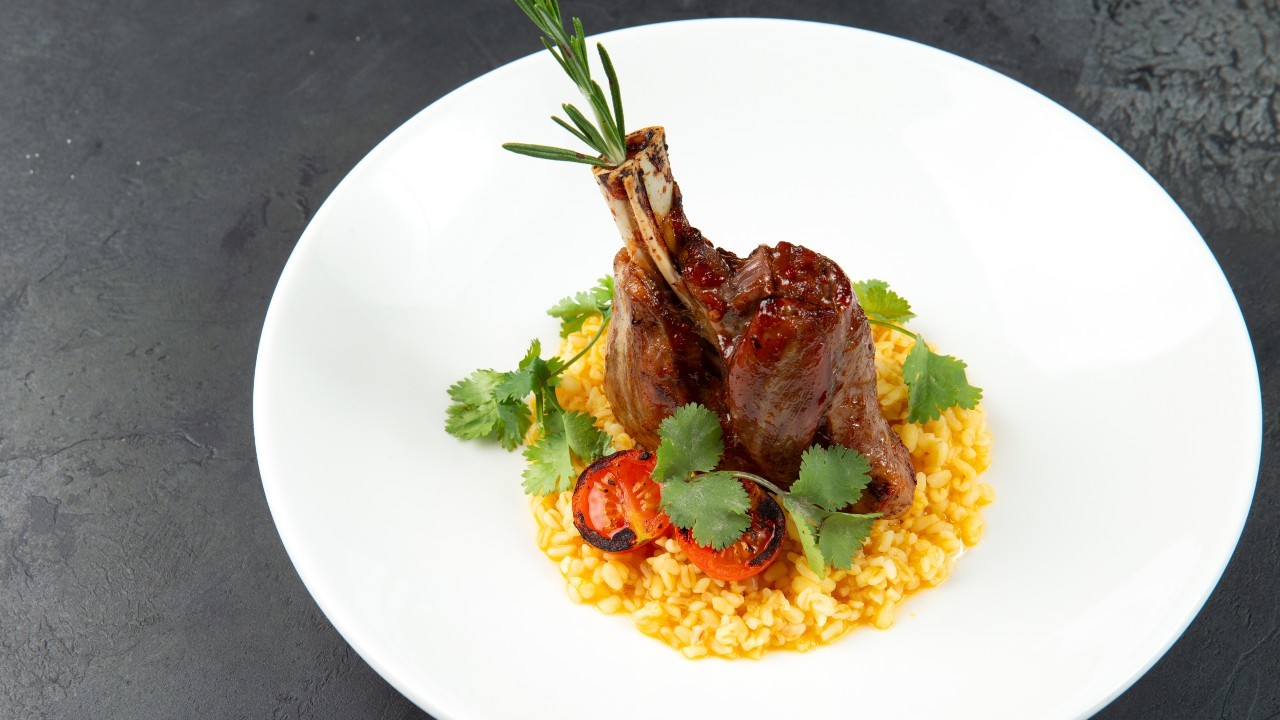 Lamb Shanks with Creamy Risotto