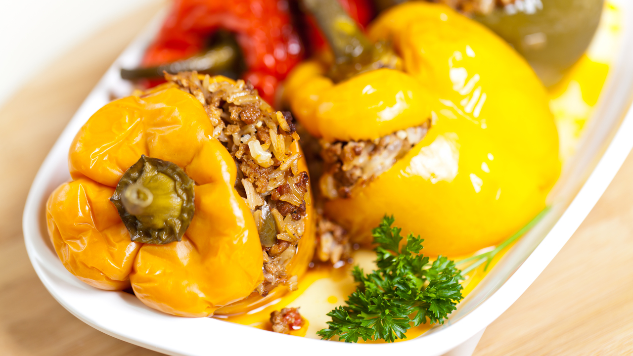 Slow Cooker Stuffed Peppers