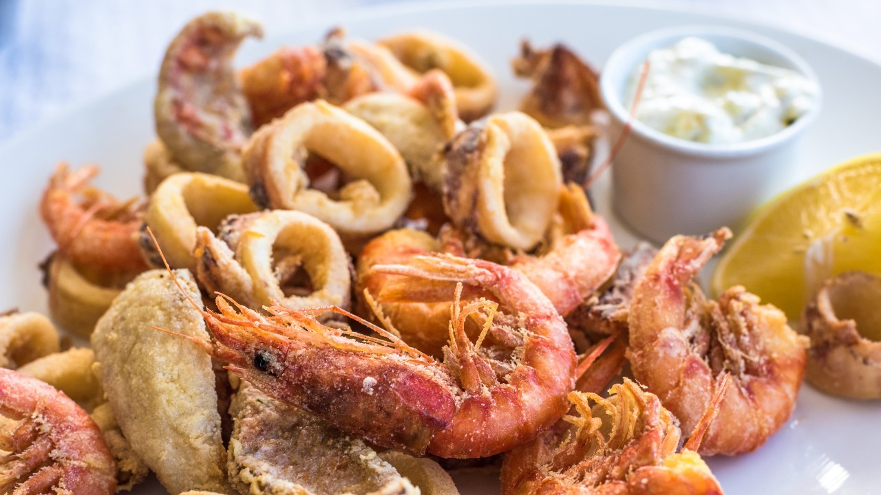 Frito Misto with Garlic Aioli