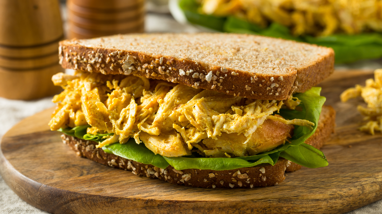 Coronation Chicken Wraps