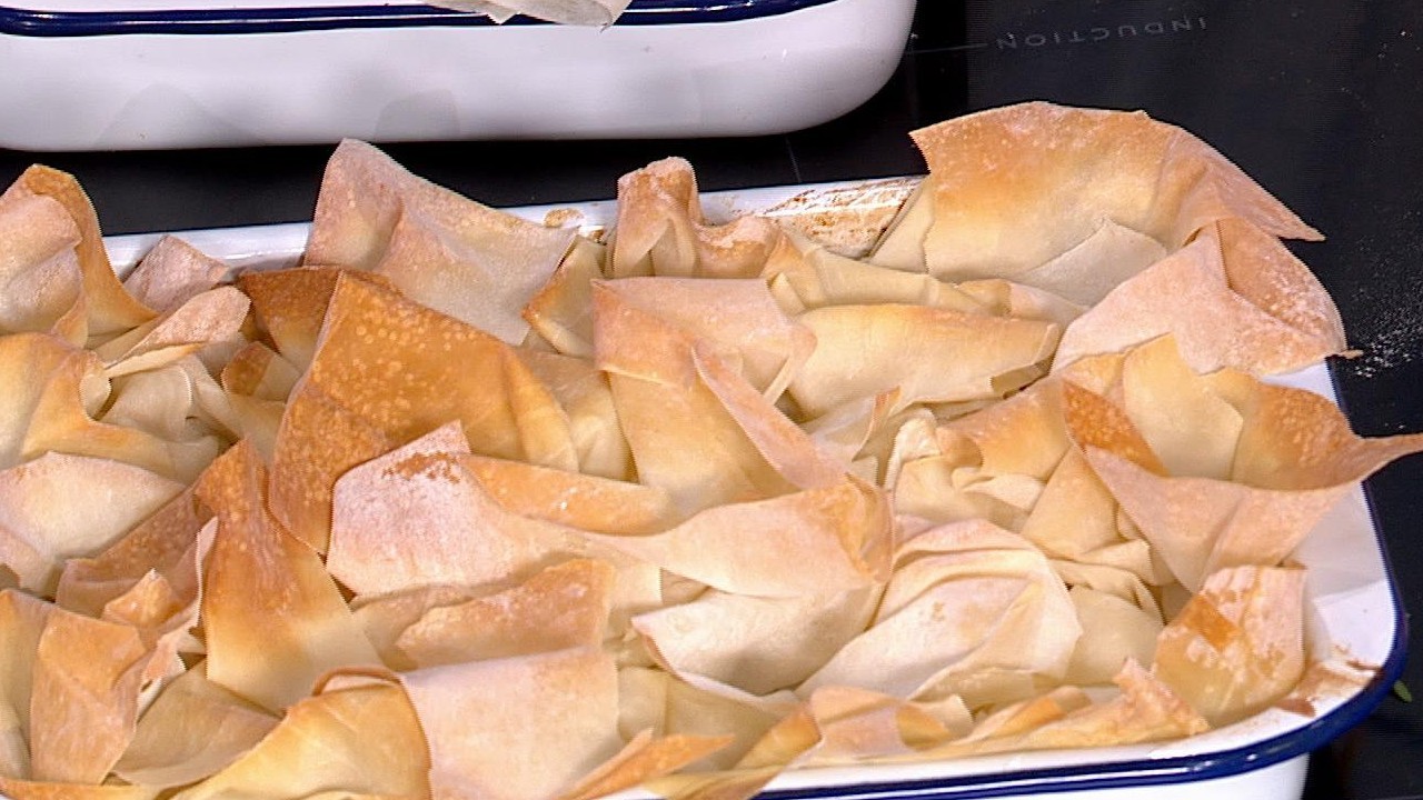 Chicken and Leek Filo Pie
