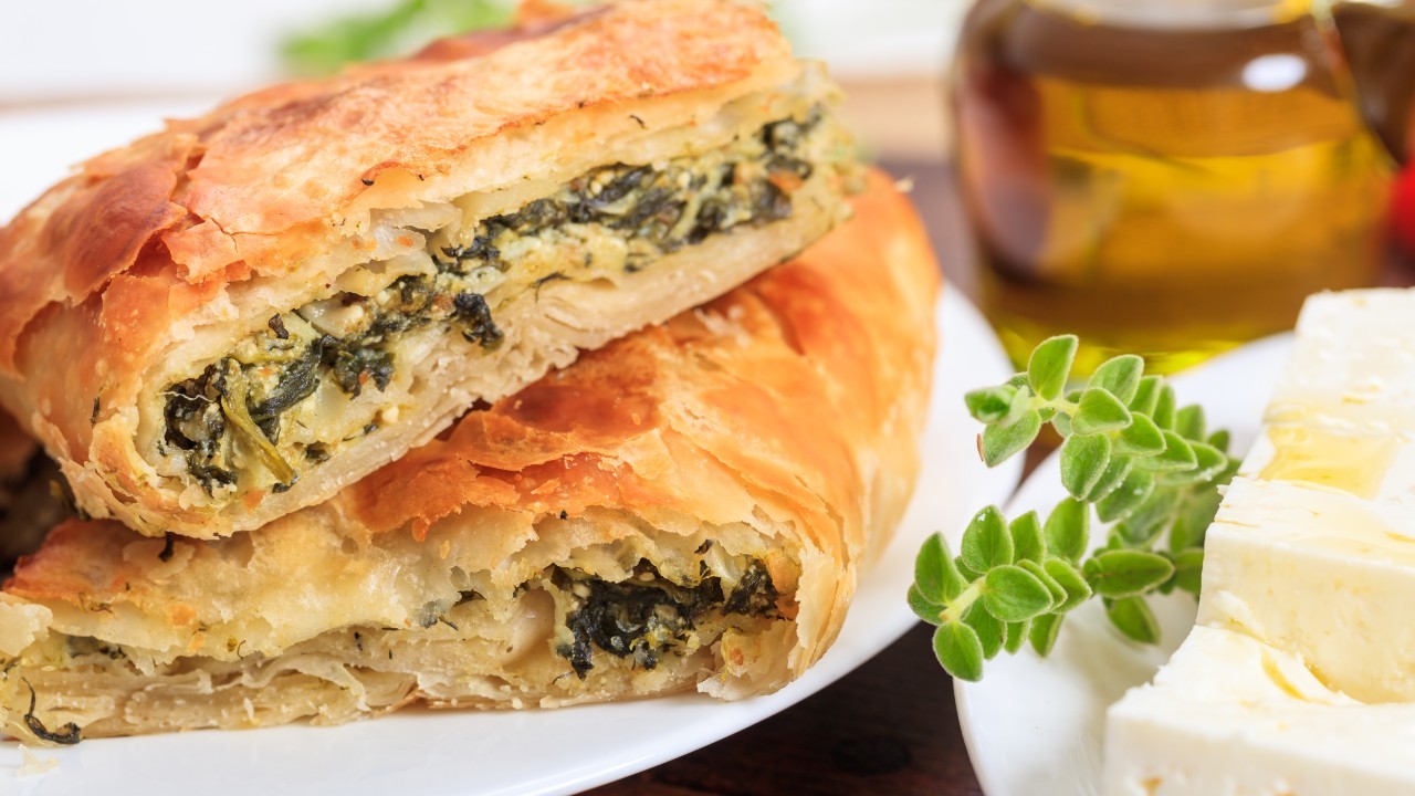 Cheesy Filo Pies