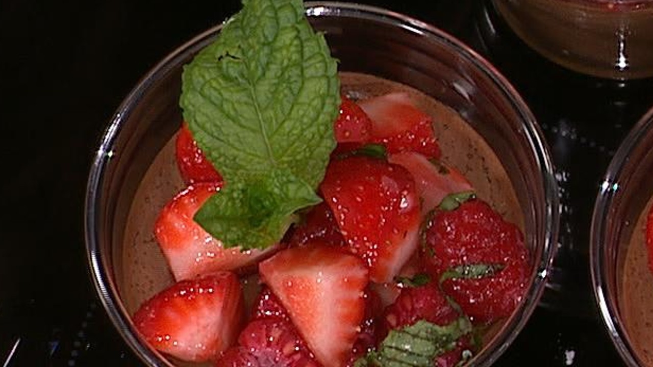 Red Berry Chocolate Mousse