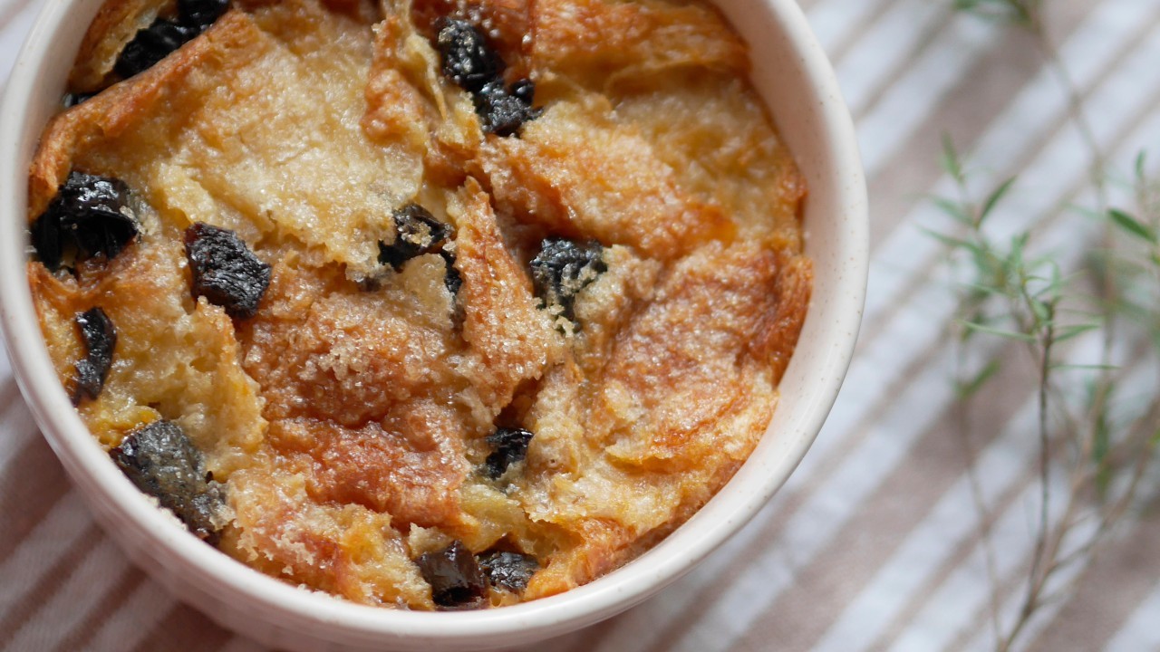 Criossant Bread and Butter Pudding