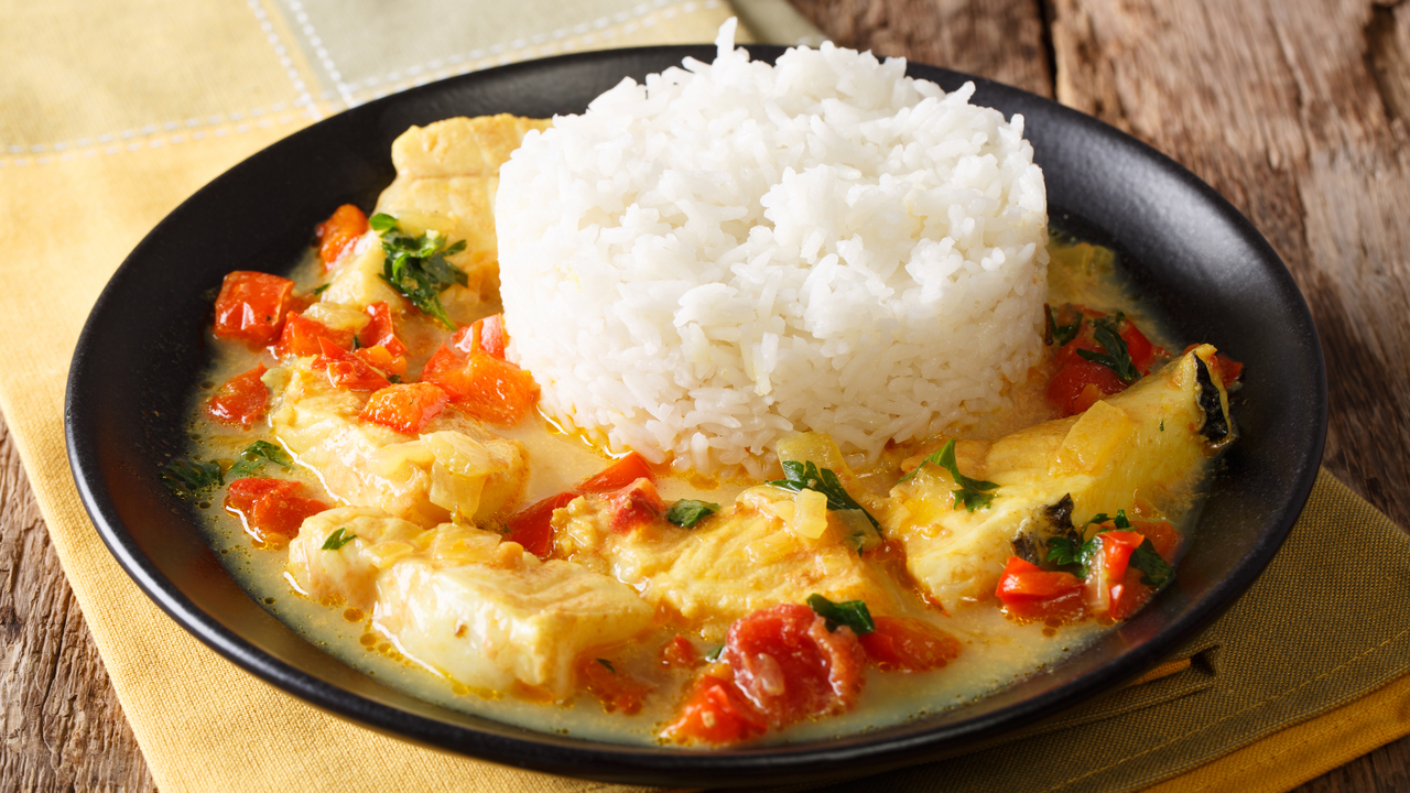 Jack’s Easy Pan-Fried Cod with Creamy Coconut Curry