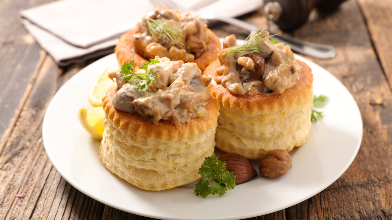 Chicken & Ham Vol-Au-Vents