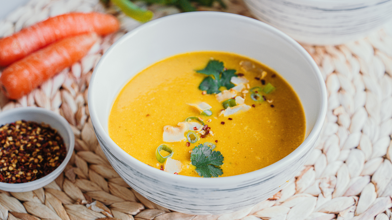 Carrot And Coconut Soup