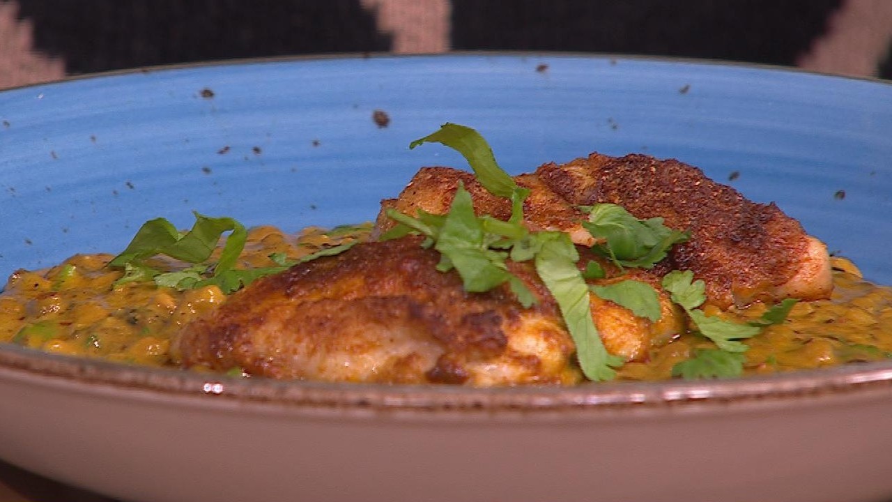 Tikka Lentils With Chicken Thighs
