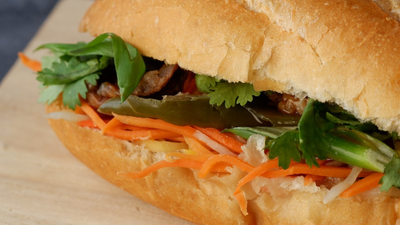 Vietnamese-Style Pork Chop Sandwiches