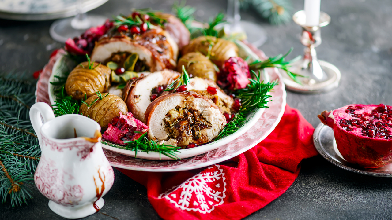 Turkey Roulade With Cured Ham