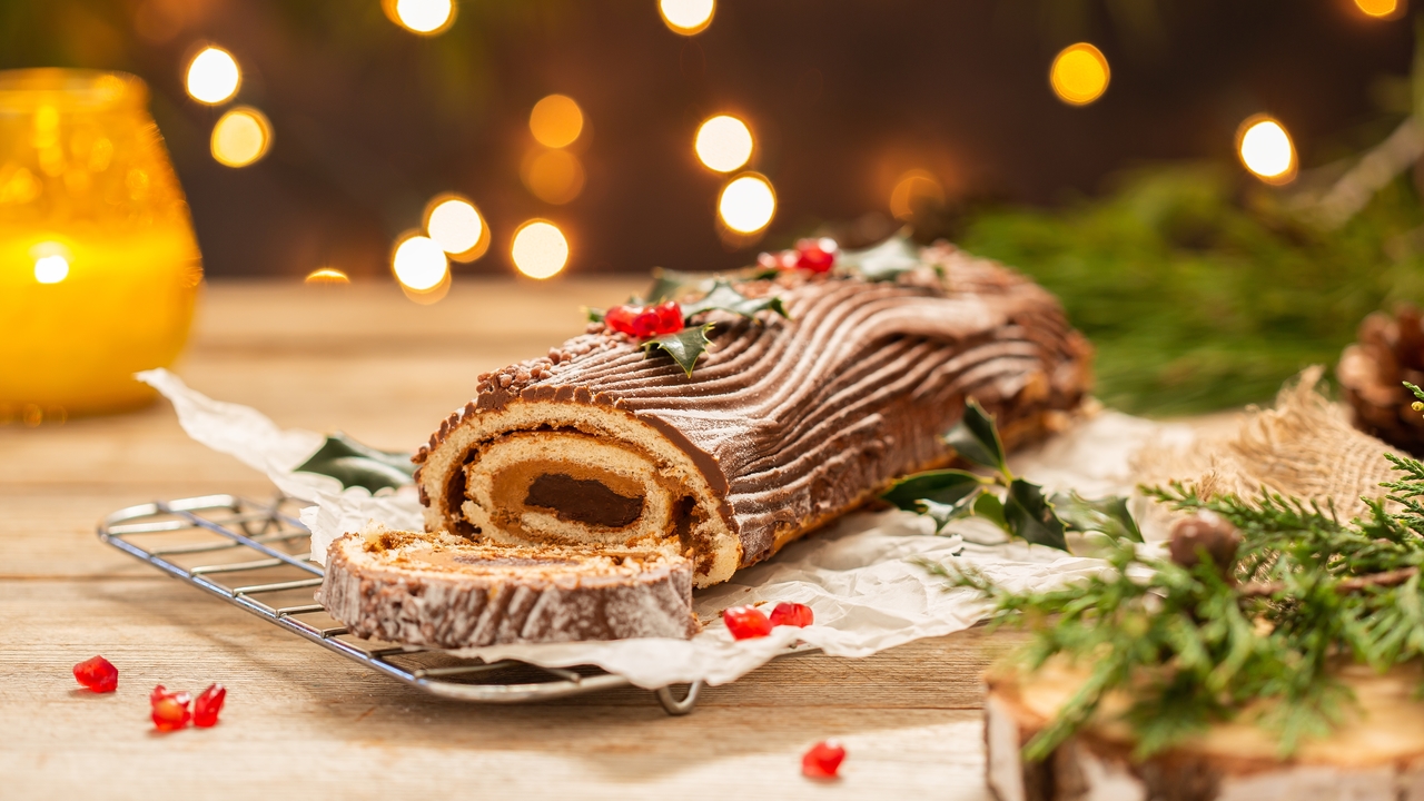 Christmas Chocolate Yule Log