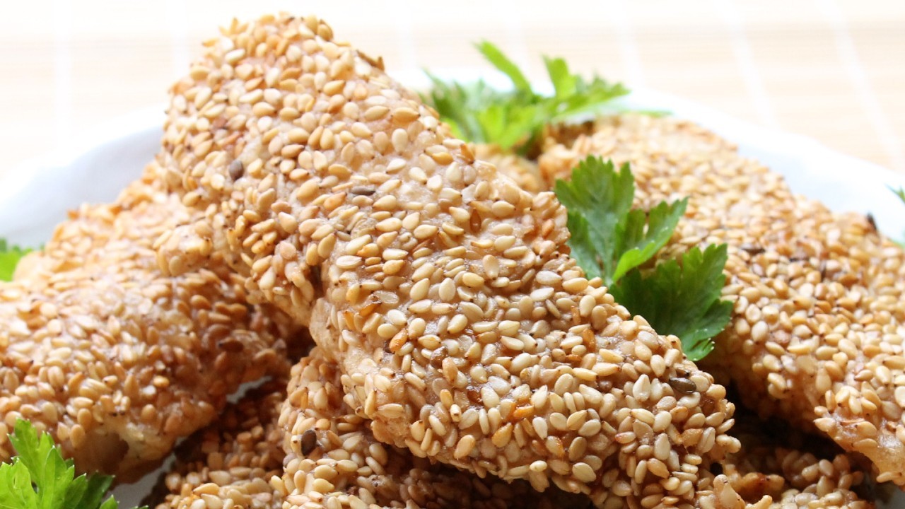 Crunchy Sesame Seed Chicken