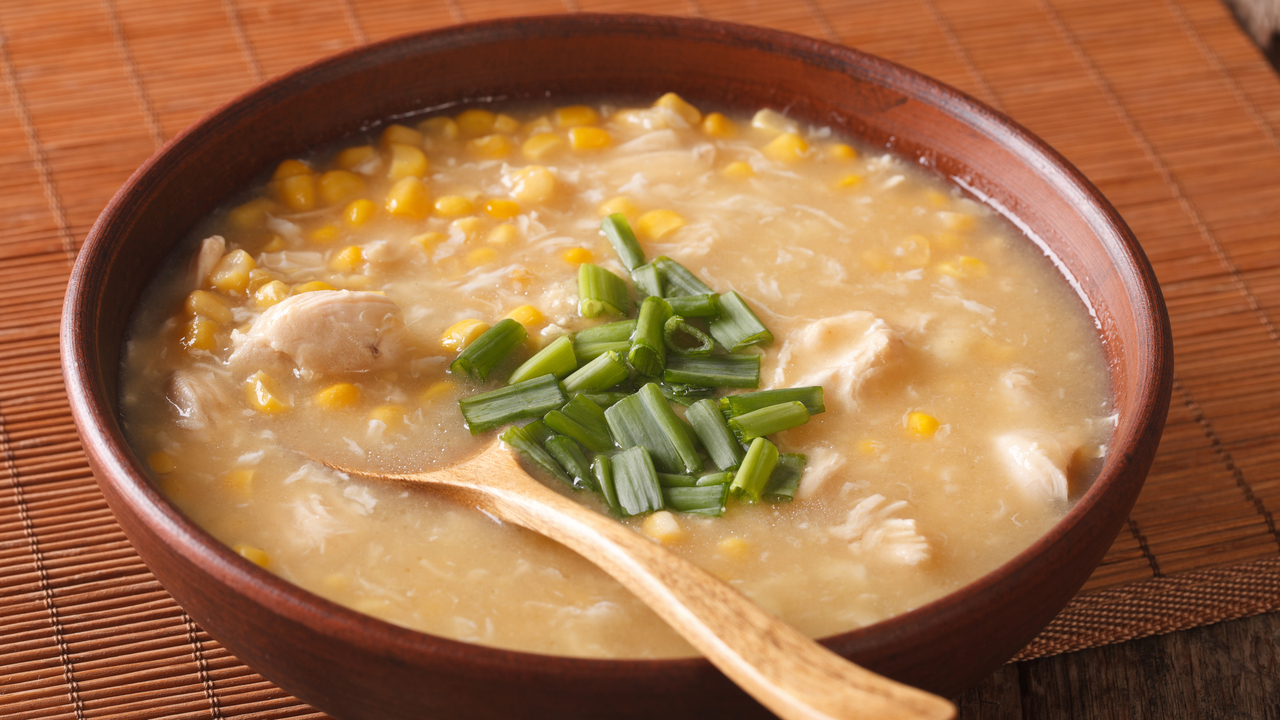 Chicken, Sweetcorn & Mushroom Soup