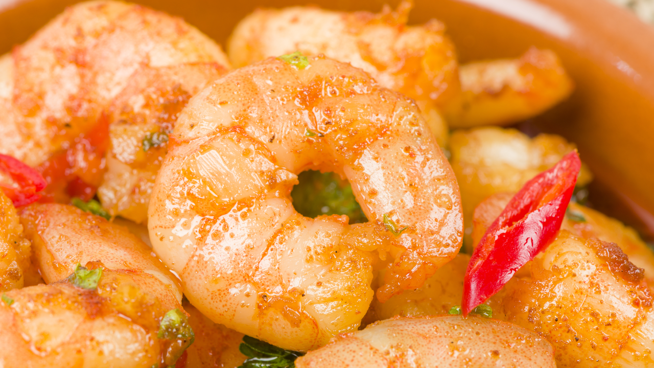 Garlic & Chilli Pil Pil Prawns