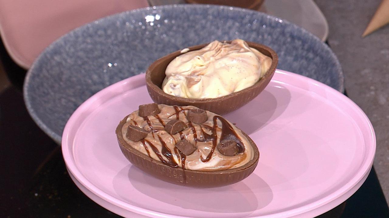Chocolate Easter Egg Ice Cream