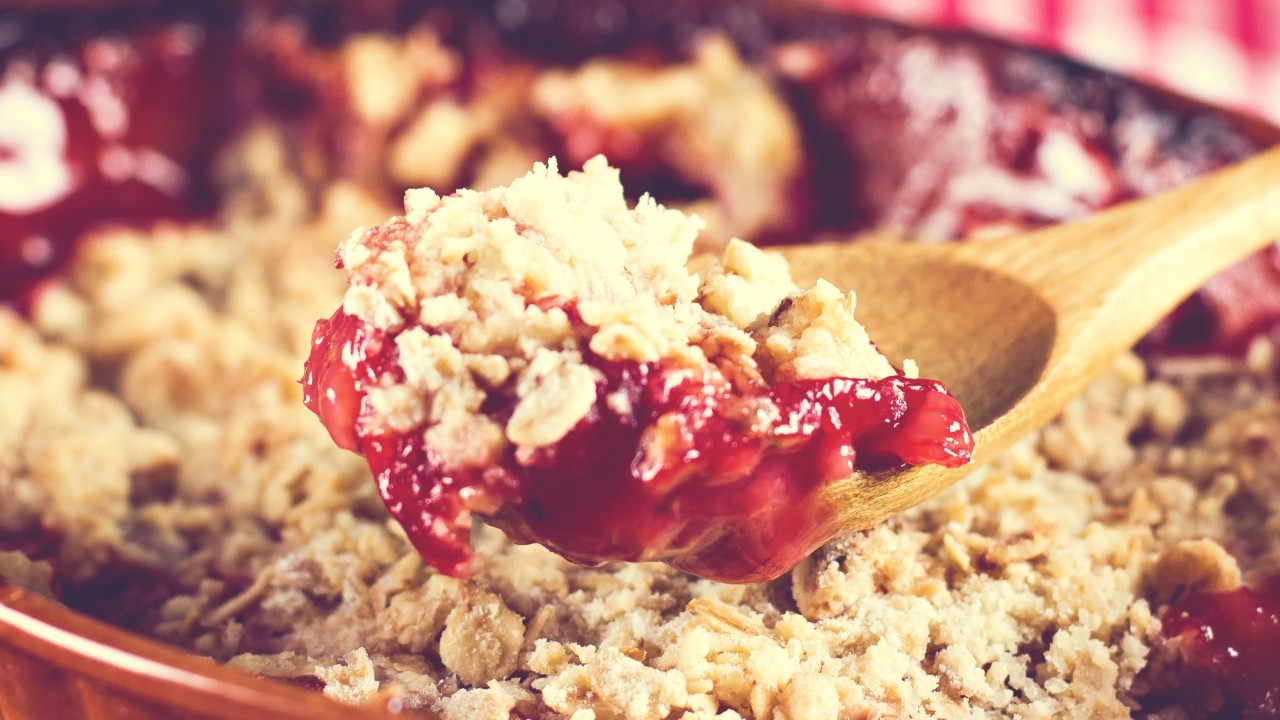 Rhubarb Crumble