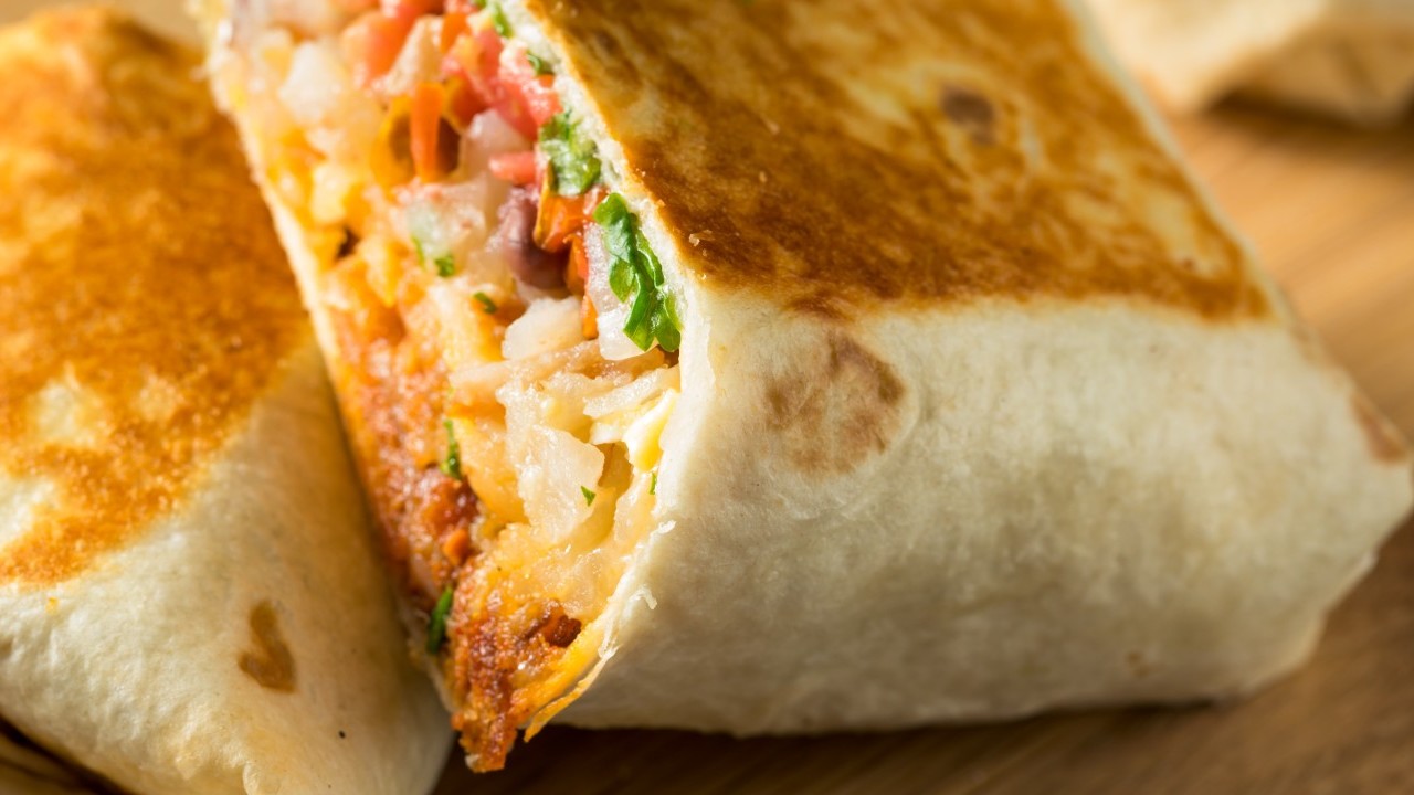 Crunchy Breakfast Tortilla Quiche