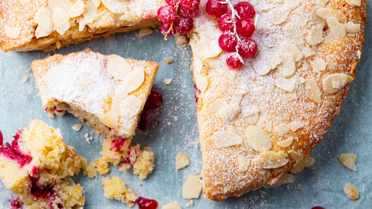 Raspberry and Almond Cake